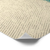 Solar Refrain – Mid-Century Bauhaus Flow Wall Art ポスター (角)