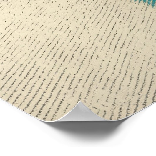 Solar Refrain – Mid-Century Bauhaus Flow Wall Art ポスター (角)