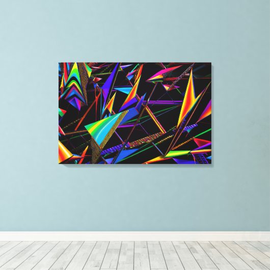 Solar Sailing キャンバスプリント (インサイチュ (ウッドフロア))