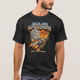 Solar Speedway – Retro Space Racing Adventure Desi Tシャツ