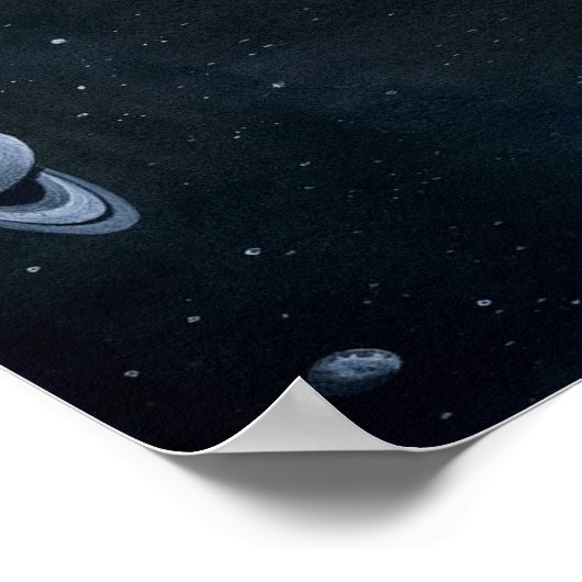 solar system ポスター (角)