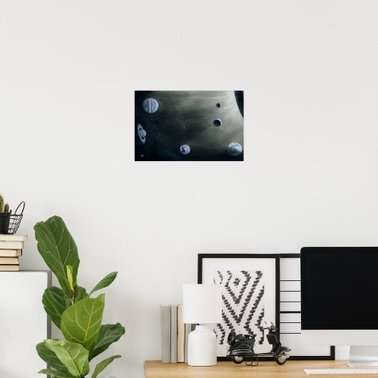 solar system ポスター (ホームオフィス)