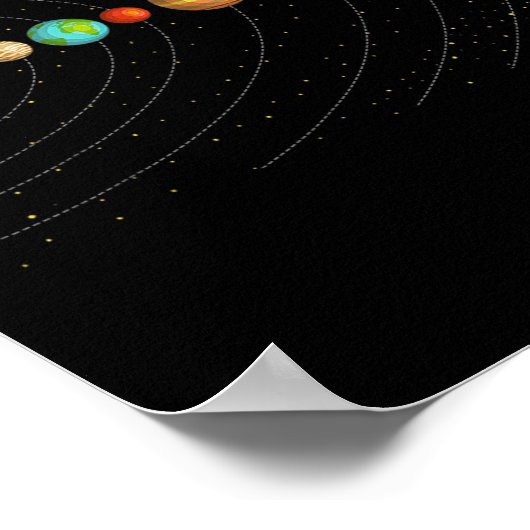 Solar System Astronomy Space Video Games Funny Gra ポスター (角)