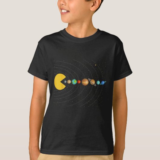 Solar System Astronomy Space Video Games Funny Gra Tシャツ (正面)