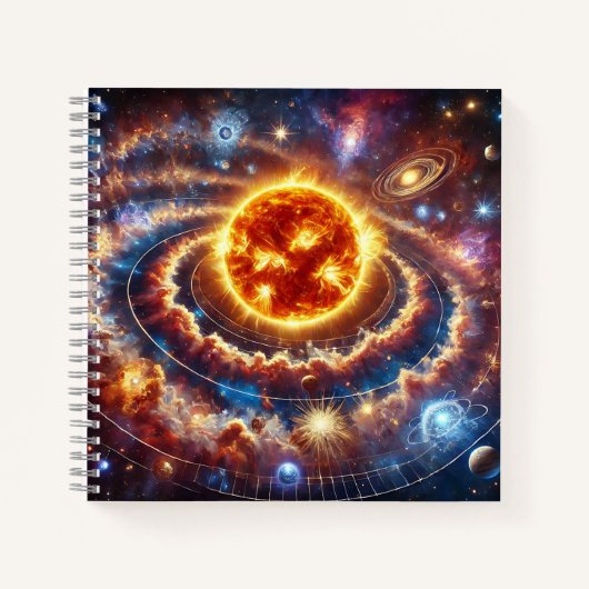 Solar System & Cosmic Exploration ノートブック (正面)