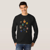 Solar System Kids Planets Outer Space Knowledge Sc Tシャツ (正面フル)