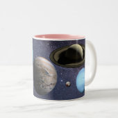 Solar system Mug ツートーンマグカップ (正面右)