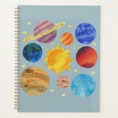 Solar System Notebook | Space Planets Educational  プランナー手帳 (正面)