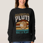 Solar System old enough Pluto Space and Planets Sc スウェットシャツ (正面)