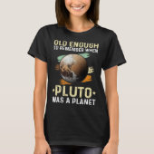 Solar System old enough Pluto Space and Planets Sc Tシャツ (正面)
