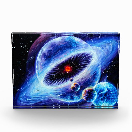 Solar system paperweight フォトブロック (正面)