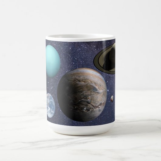 Solar system planets コーヒーマグカップ (中央)