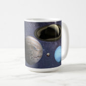 Solar system planets コーヒーマグカップ (正面右)
