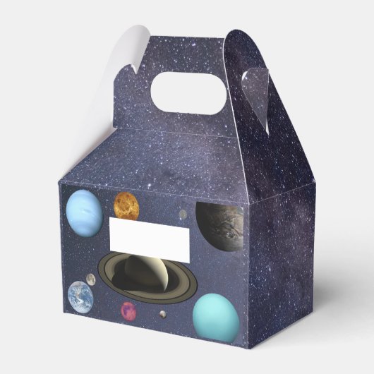 Solar system planets フェイバーボックス (正面サイド)