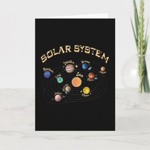 Solar System Planets Kids Knowledge Outer Space カード