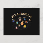 Solar System Planets Kids Knowledge Outer Space ポストカード (正面)