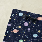 Solar System Planets Seamless Pattern ビーチタオル (インサイチュ)