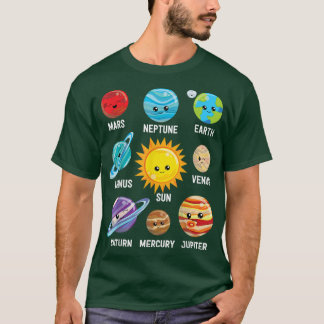 Solar System Planets Tシャツ