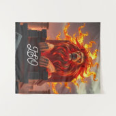 Solar Throne Leo Wall Tapestry タペストリー (正面(横))