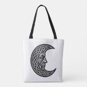 Solar Visage Sigil – Black Sun Emblem Tee トートバッグ (裏面)