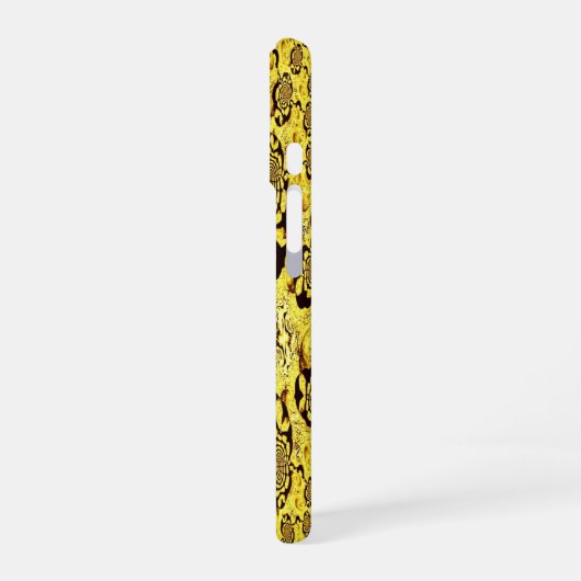 Solar vortex – spiraling infinity iPhone 16ケース (左側面)