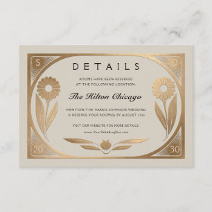 SOLARA I : Carte de détails de mariage エンクロージャーカード