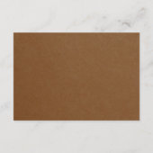 SOLARA III ：ウェディングRSVPカード エンクロージャーカード (裏面)