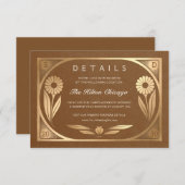 SOLARA III : 結婚詳細カード エンクロージャーカード (正面/裏面)