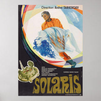 Solarisヴィンテージ70s sci fiフィルムTarkovsky ポスター
