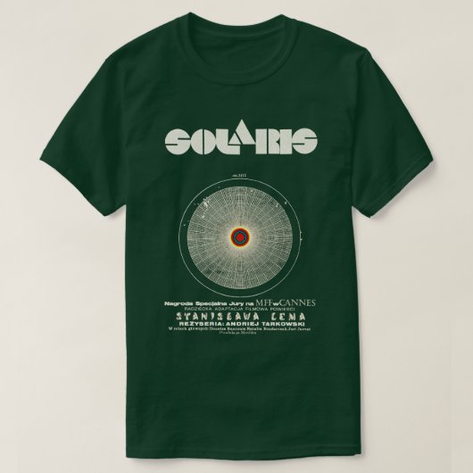 SOLARIS 70sカルト映画 Tシャツ (デザイン正面)