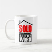 「SOLD」が大好きな4文字 コーヒーマグカップ (左)