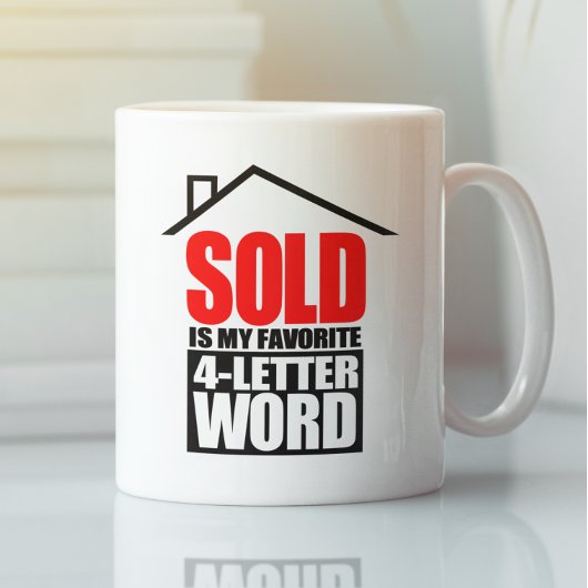 「SOLD」が大好きな4文字 コーヒーマグカップ