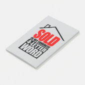 「SOLD」が私の一番好きな4文字 ポストイット (アングル)
