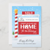 Sold サインQRコード 不動産クリスマスカード シーズンカード (正面)