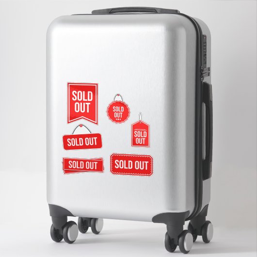 Sold Out シール (スーツケース)