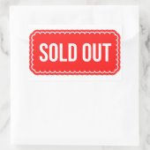 Sold Out 長方形シール (バッグ)