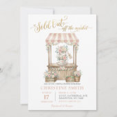 Sold Out flower Farmer Market Bridal Shower 招待状 (正面)