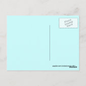 Solden Austriaのブルースキーロゴの挨拶はがき ポストカード (裏面)