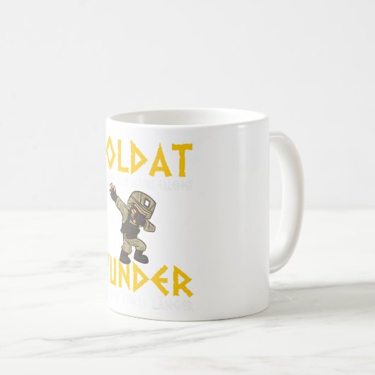 Soldier 2miracles take a little longer コーヒーマグカップ (正面右)