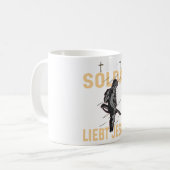 Soldier 2This Soldier Loves Jesus コーヒーマグカップ (正面左)