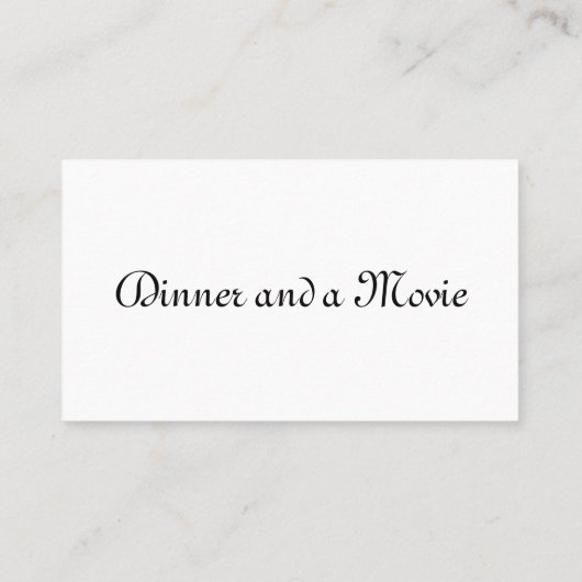 Soldier and Lover 名刺 (裏面)