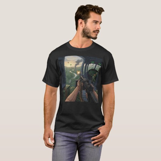 Soldier from a helicopter tシャツ (正面フル)