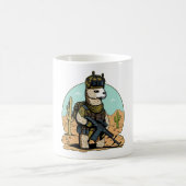 Soldier Horse Army Military Horse コーヒーマグカップ (中央)