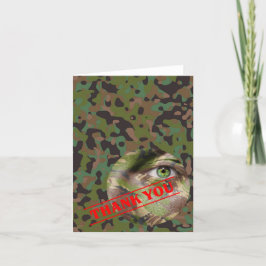 Soldier Joe giカモフラージュパーティーノート カード
