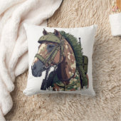 Soldier Life Valor Victory Survivor Breast Cancer クッション (ブランケット)