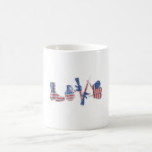 Soldier Love Military Army Veteran コーヒーマグカップ (中央)