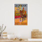 Soldier on Horseback Matchbox Art Print, Swedish ポスター (キッチン)