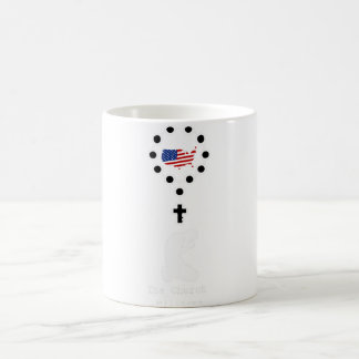 Soldier Prayer Rosary Beads United States American コーヒーマグカップ