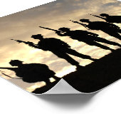 Soldier Silhouettes Poster ポスター (角)
