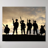 Soldier Silhouettes Poster ポスター (正面)